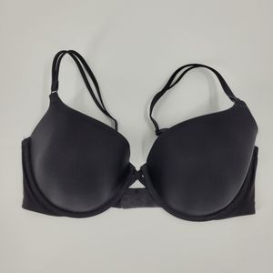 Victoria's Secret Bra Size 34DD Black Demi Underwire Adjustable Straps